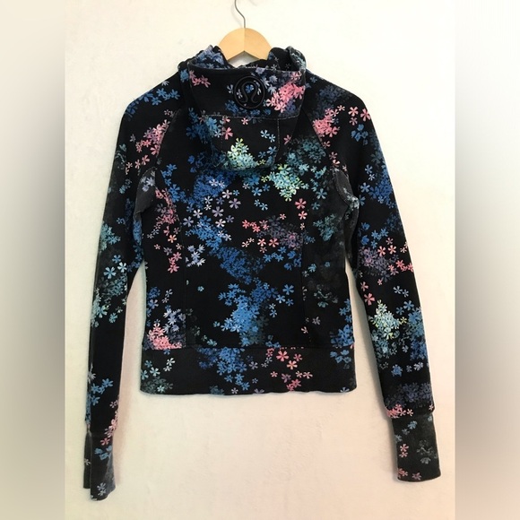 Lululemon black blue scuba hoodie petal pop 4 - Picture 8 of 9